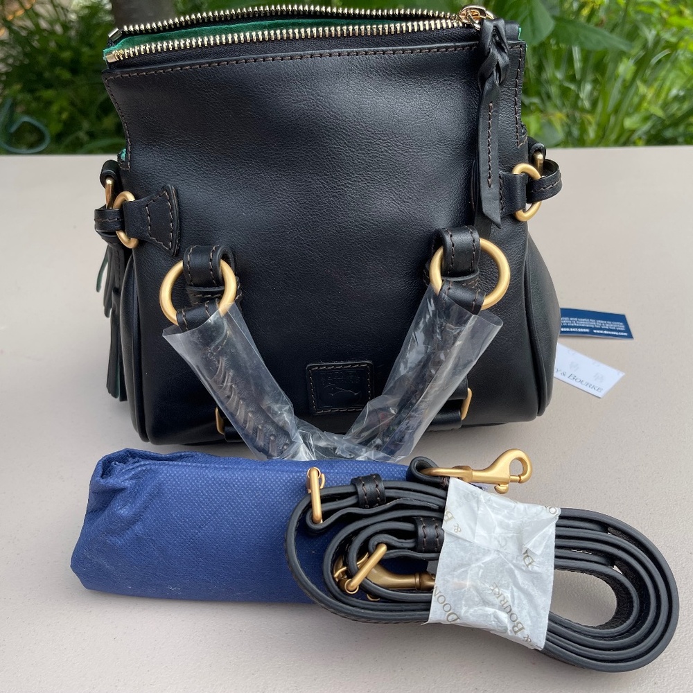 NWT Dooney & Bourke Florentine Nano Satchel - Black